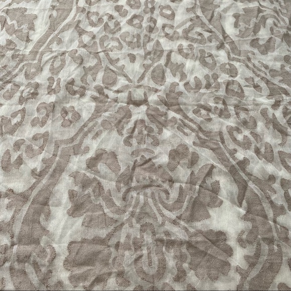 Neutral Patterned Circle Scarf - Picture 4 of 8